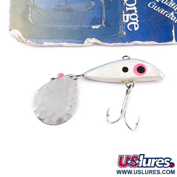 Mann's Little George, 21g Pearl White, Tailspinner #21588