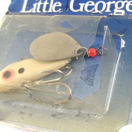 Mann's Little George, 21g Pearl White, Tailspinner #21588