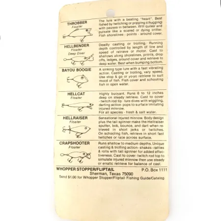 Whopper Stopper Bayou Boogie, 7g Barfish, zinkend kunstaas #23647