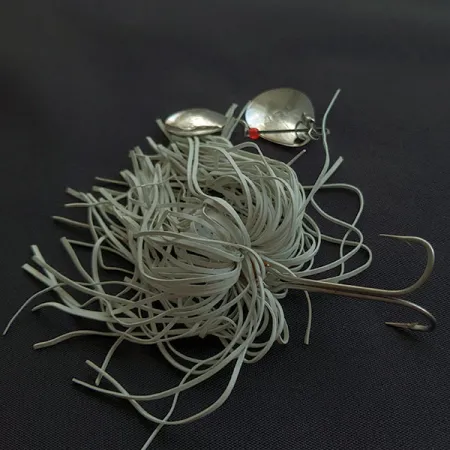 H&H Double Spinner, 12g nikkel wit, Spinnerbait #21602