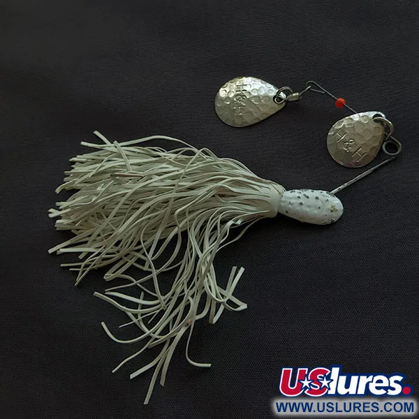 H&H Double Spinner, 12g nikkel wit, Spinnerbait #21602