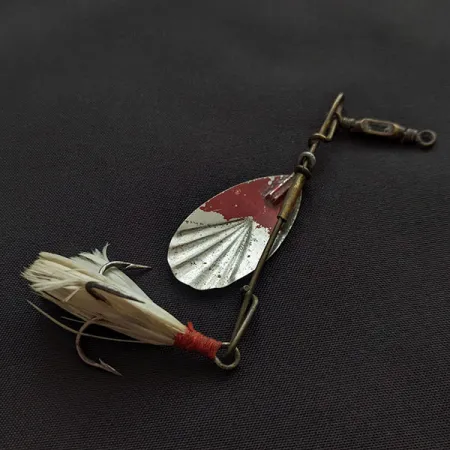 G.M. Skinner 3, 3/16oz (5g), Zilver/Rood, Spinner #21633