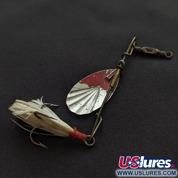 G.M. Skinner 3, 3/16oz (5g), Zilver/Rood, Spinner #21633