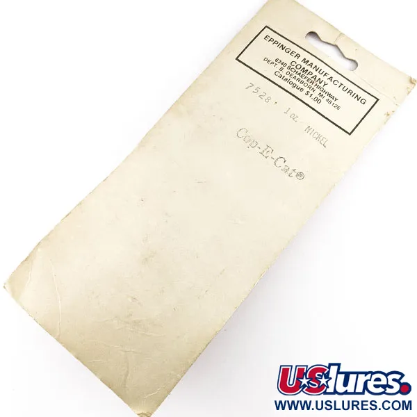 Eppinger Dardevle Cop-E-Cat, Geel met rode stippen, 28g, Lepel #21647