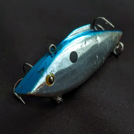Bill Lewis Rat-L-Trap, 12g (2/5oz), Silver Blue, Lipless Crankbait #21658