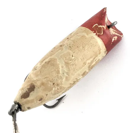 South Bend Bass Oreno Early No Eye Version, 17g Rood/Wit, Vintage Plug #21720