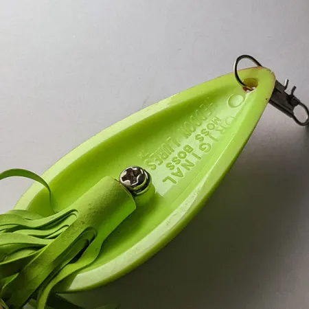 Heddon Original Moss Boss, Chartreuse, 9g, Weedless Lepel #21790