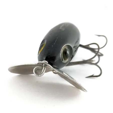 Fred Arbogast Jitterbug bug eye, 14g, zwart, oppervlakteplug #21794