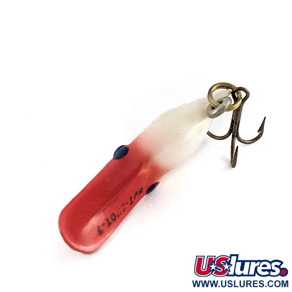 Luhr Jensen Hot Shot 7, 1,5g, wit/rode kop, Plug #21795
