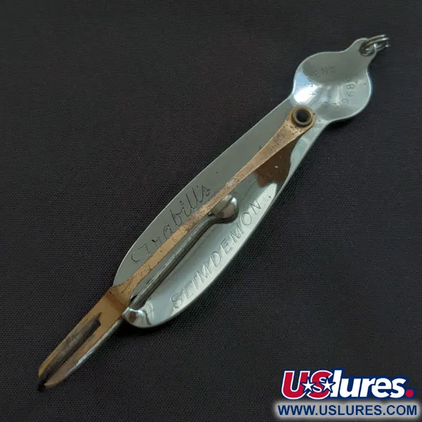 Frabill's Slim Demon Weedless, Nikkel, 14g, Lepel #21837