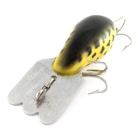 Fred Arbogast Mud Bug, 10g, Geel/Zwart Gestippeld, Diepduikende Plug #21877