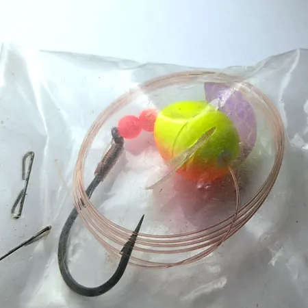 Walleye Rig, 1,5g Chartreuse/Oranje, Snoekbaars Montage #21958