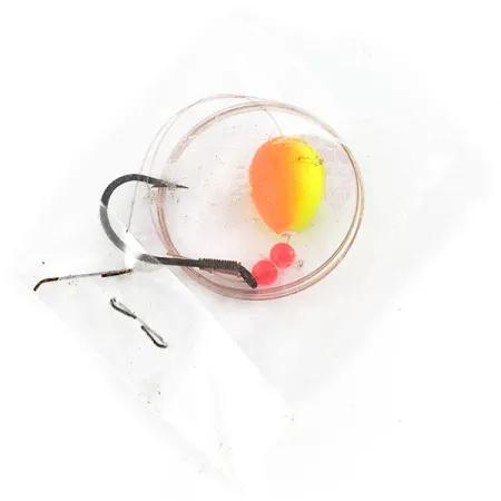 Walleye Rig, 1,5g Chartreuse/Oranje, Snoekbaars Montage #21958