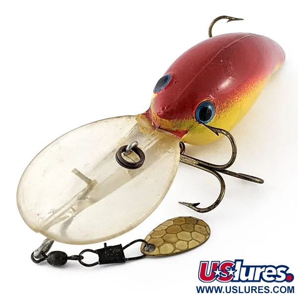 Angler's Pride Luhr Jensen Chow Hound, rood/geel, 21g, diepduikende plug #21971