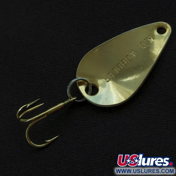 Acme K.O. Wobbler, zwart/wit/goud, 3,5g, lepel #22047