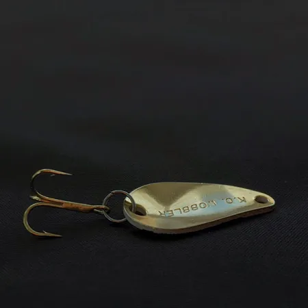 Acme K.O. Wobbler, zwart/wit/goud, 3,5g, lepel #22047