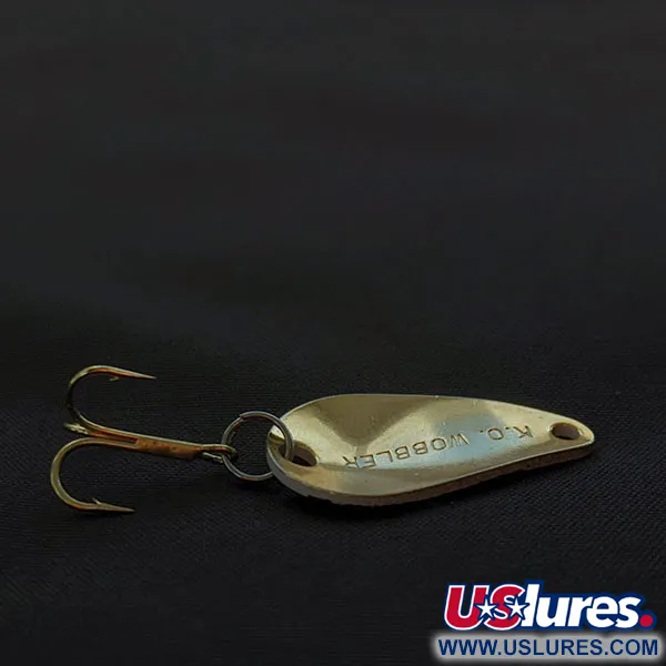 Acme K.O. Wobbler, zwart/wit/goud, 3,5g, lepel #22047