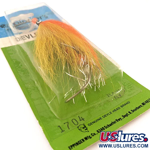 Eppinger Devle Fly, Oranje/Geel, Spinner-vlieg #22070