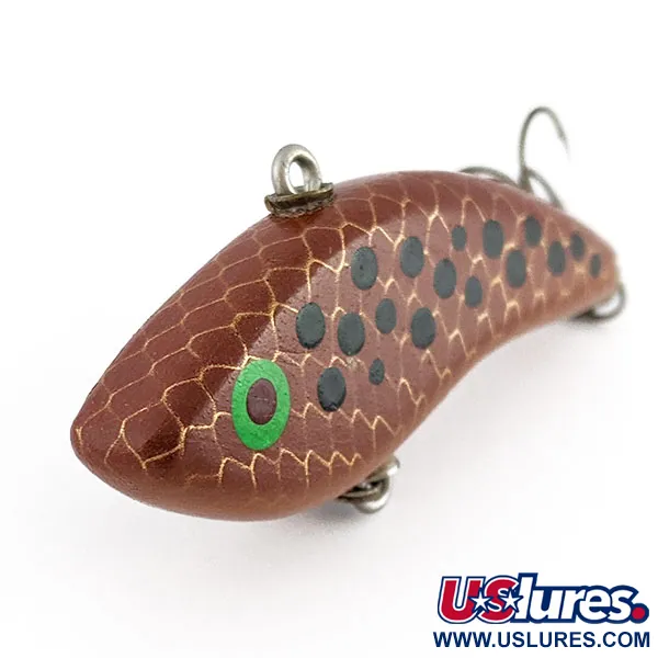 Vintage Handcrafted Lipless Crankbait, 14g, houten kunstaas #22089