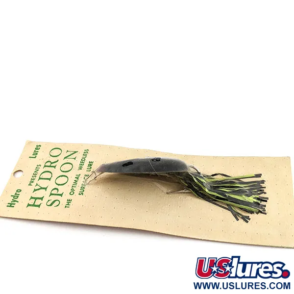 Hydro Lures Hydro Spoon, 11g, zwart/groen, oppervlakte lepel #22092