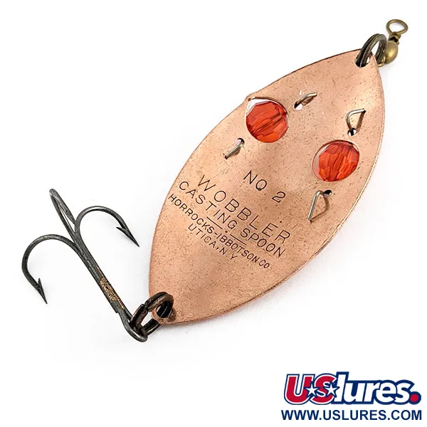 Horrocks-Ibbotson Wobbler №2, 23g Koper/Rode Ogen, Lepel #22124
