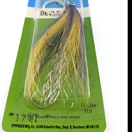 Eppinger Devle Fly, geel/paars, Streamer #22136