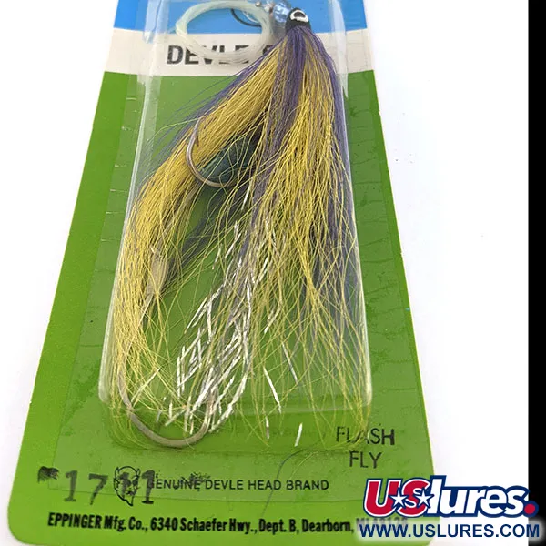 Eppinger Devle Fly, geel/paars, Streamer #22136