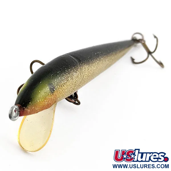 Atlantic Lures Rafina #1504, 7g Goud/Zwart, Drijvende Plug #22143