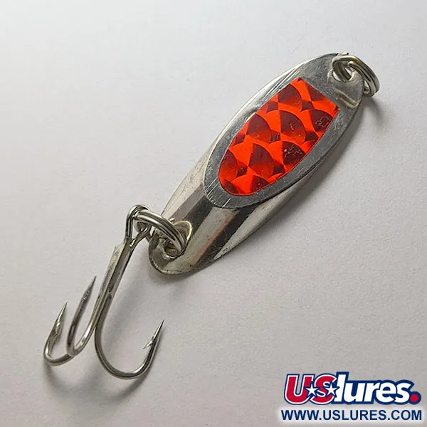 Weber Mr Champ, 1/4oz 7g Zilver Rood, Lepel #22145