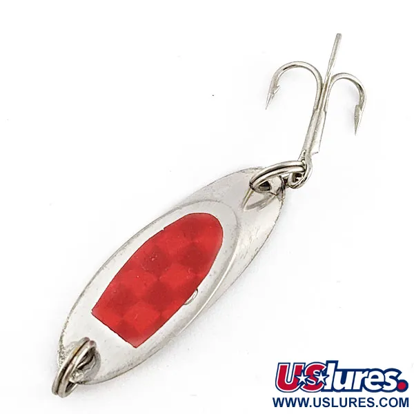 Weber Mr Champ, 1/4oz 7g Zilver Rood, Lepel #22145