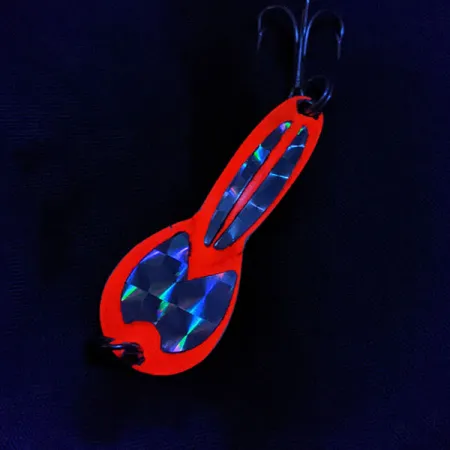 Glen Evans Loco 2 UV, 7g Rood/Zilver, Lepel #22151