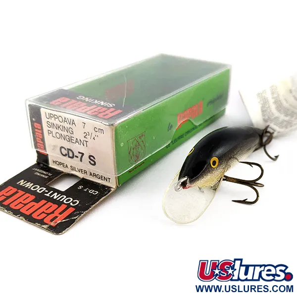 Rapala Countdown CD7, 8g, S (Zilver), Zinkende Plug #22176