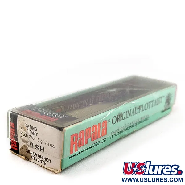 Rapala Original Floater F9, 4g, S (Silver), Drijvende Plug #22177