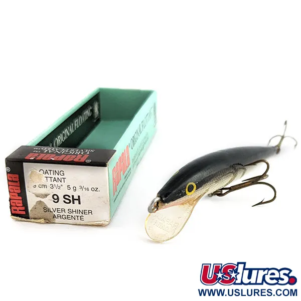 Rapala Original Floater F9, 4g, S (Silver), Drijvende Plug #22177