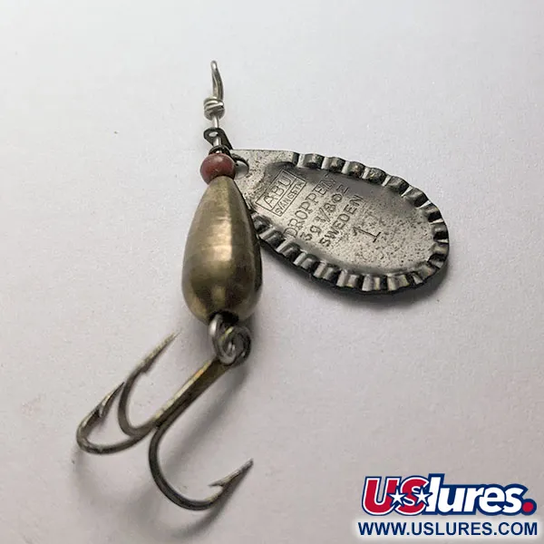 Abu Swangsta Droppen 1, 4g, messing/zwart, Spinner #22187