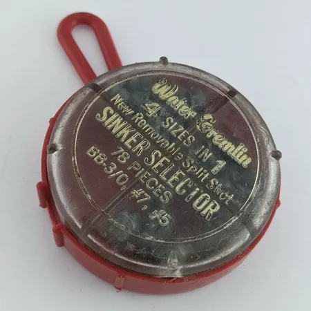 Water Gremlin Removable Split Shot Sinker Selector BB 3/0 #7 #5