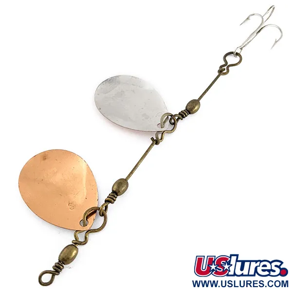 Vintage Luxon 2 Double Spinner, 7g nikkel/koper, Spinner #22217