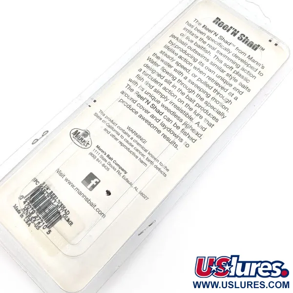 Mann's Reel'N Shad, Hartwell-Blue Glmr, 13.3 cm, Softbait #22218