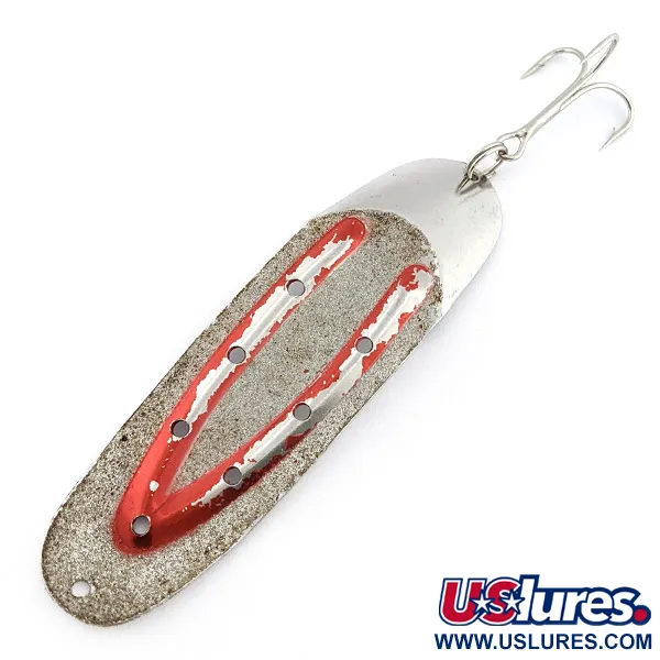 Great Lakes Lures Charger №3, 21g nikkel/rood/glitter, Lepelblinker #22425