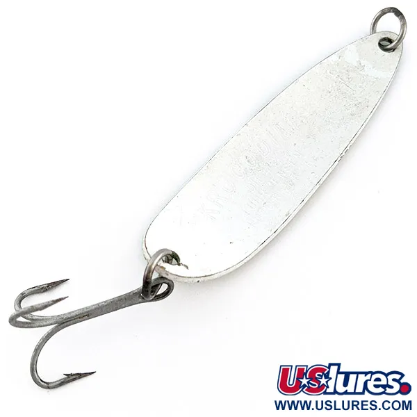 Luhr Jensen Krocodile #5, 21g Groen/Wit Glow, Lepel #22433