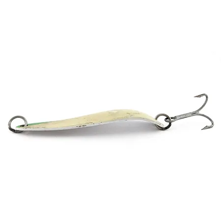Luhr Jensen Krocodile #5, 21g Groen/Wit Glow, Lepel #22433
