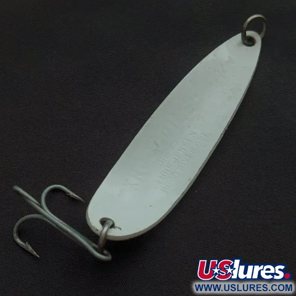 Luhr Jensen Krocodile #5, 21g Groen/Wit Glow, Lepel #22433