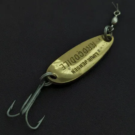 Luhr Jensen Krocodile, 9g, Messing/Bruine Forel, Lepel #22434