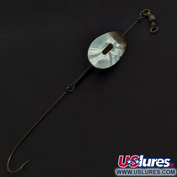 Lucky Strike June Bug, 7g, nikkel/messing/rood, Spinner #22465