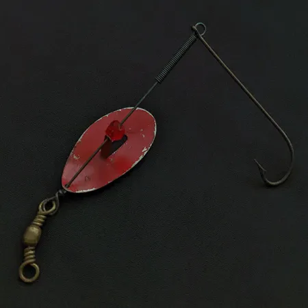 Lucky Strike June Bug, 7g, nikkel/messing/rood, Spinner #22465