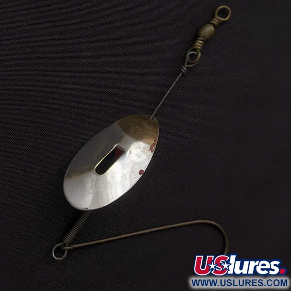 Lucky Strike June Bug, 7g, nikkel/messing/rood, Spinner #22465