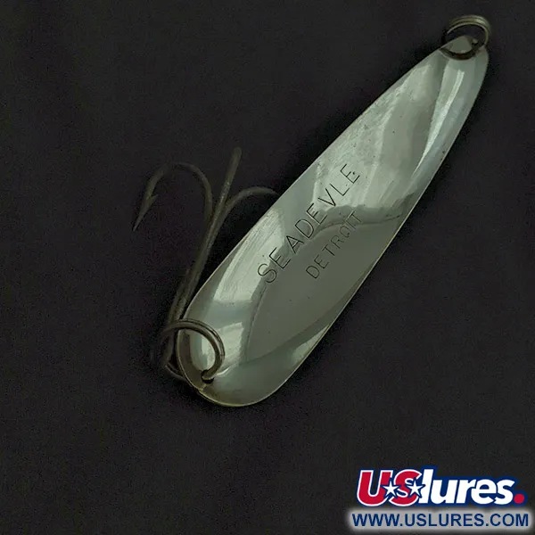 Eppinger Dardevle Seadevle, 58g, Rood-Wit, Lepel #22481