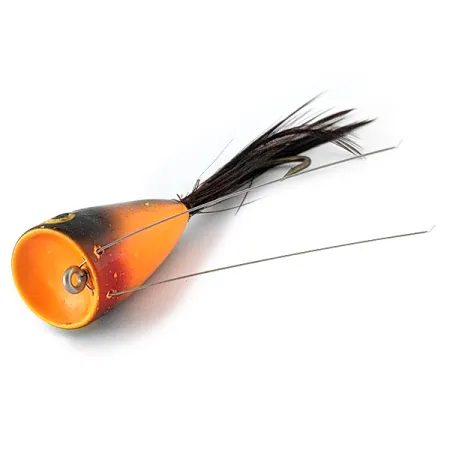 Phillips Weedless Fly Rod Popper 700AW, 5g, Zwart-Oranje, Popper #22631