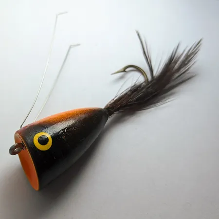 Phillips Weedless Fly Rod Popper 700AW, 5g, Zwart-Oranje, Popper #22631