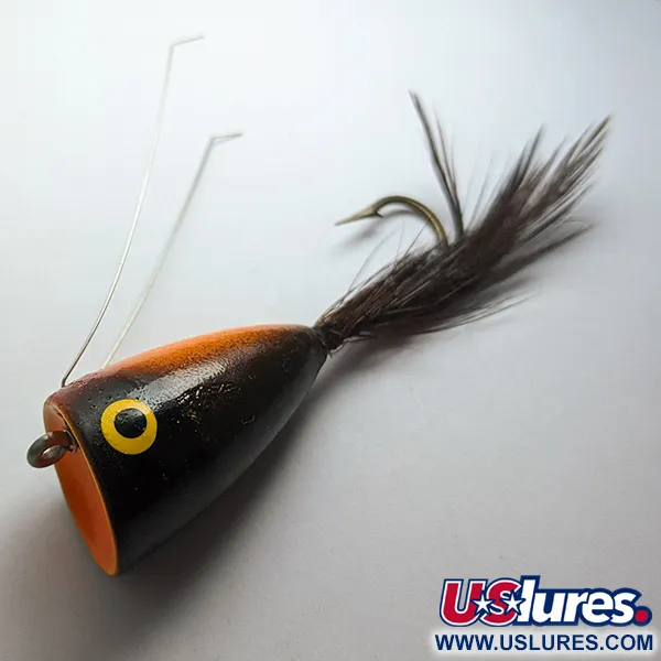 Phillips Weedless Fly Rod Popper 700AW, 5g, Zwart-Oranje, Popper #22631